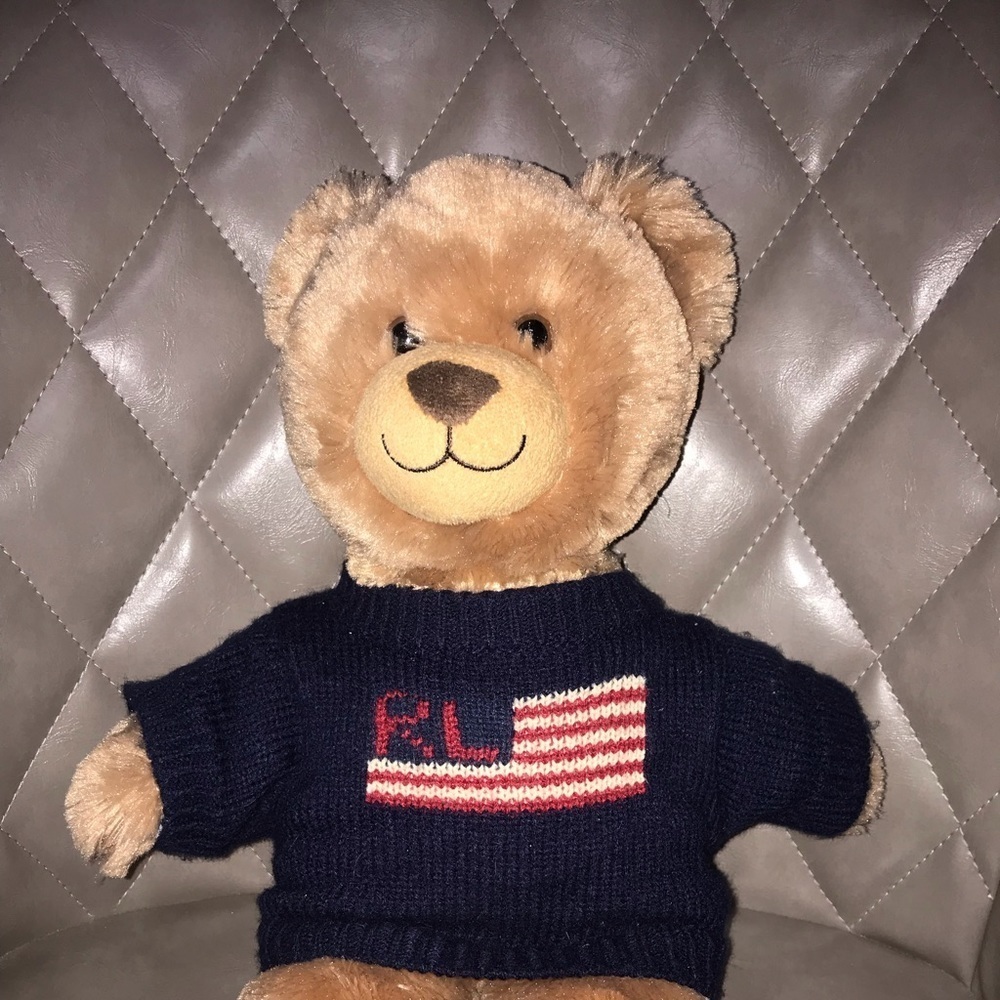 Build a Bear Teddy with Ralph Lauren sweater